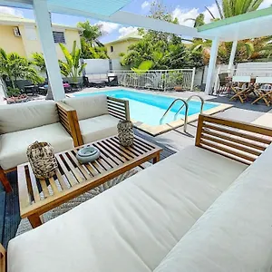 Zandoli, Walkable Beach, Private Pool Villa La Baie-Orientale